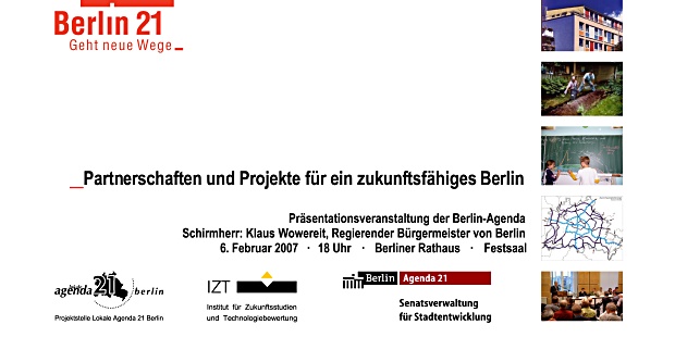 Titelblatt der Einladungskarte